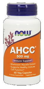 AHCC (60 Vcaps 500 mg) NOW Foods